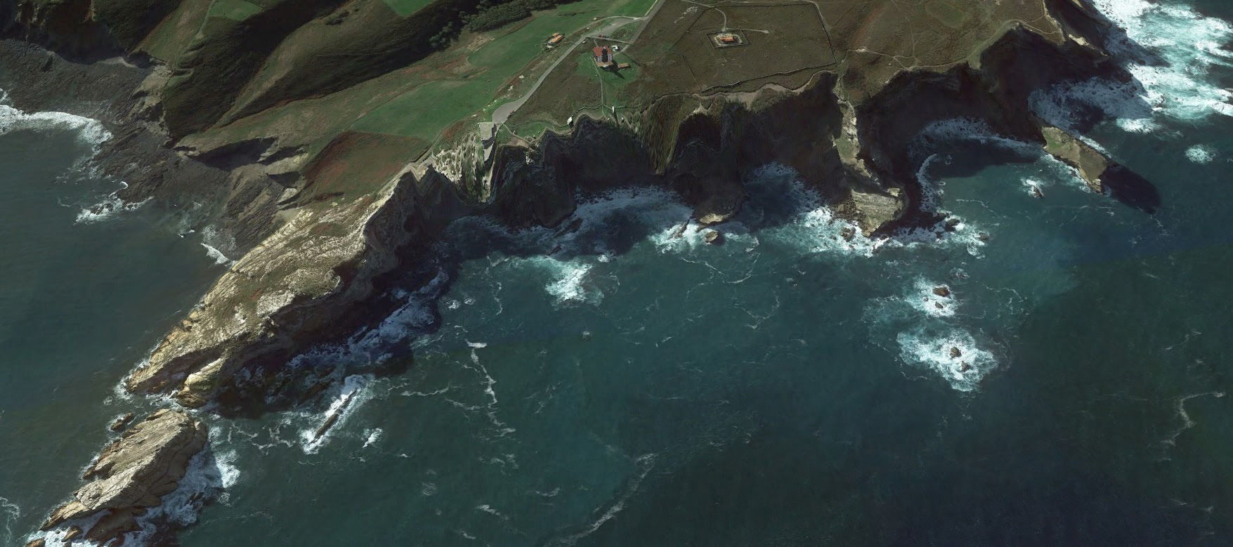 Cabo Peñas Google Earth