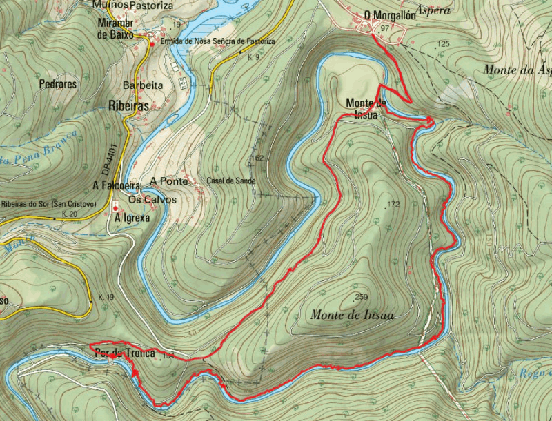 Río Sor: de Ulló a Morgallón