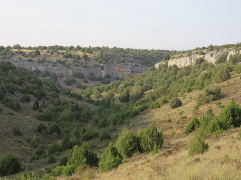 Senda de las tenadas de Valdevacas