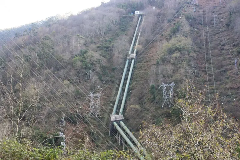 Embalses y centrales del Eume