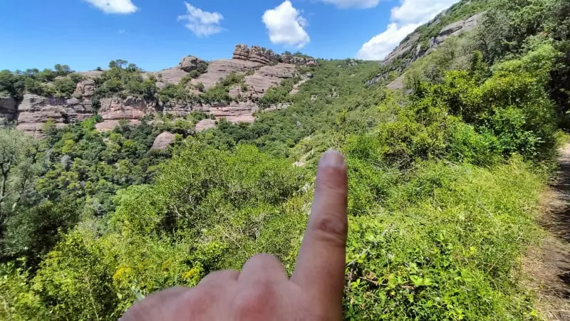 SL-C 50 A la Mola desde Can Robert