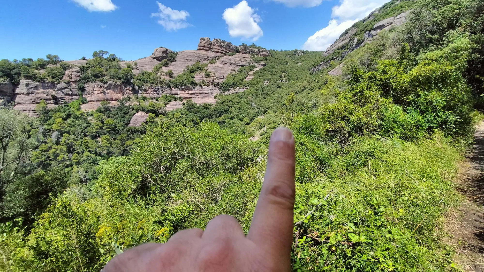 SL-C 50 A la Mola desde Can Robert