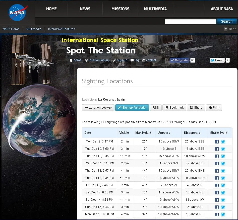 El cielo en diciembtre