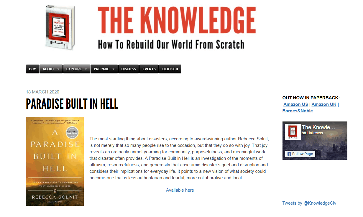 Abrir en caso de apocalipsis